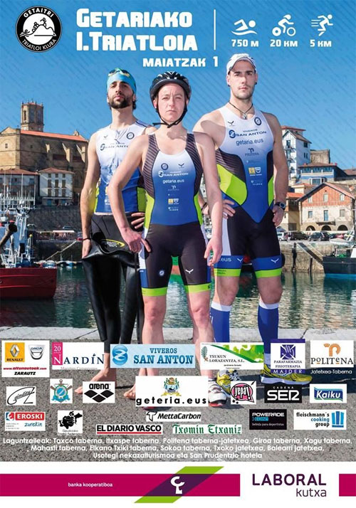 Doble p&oacute;dium para el Saltoki Trikideak en Getaria